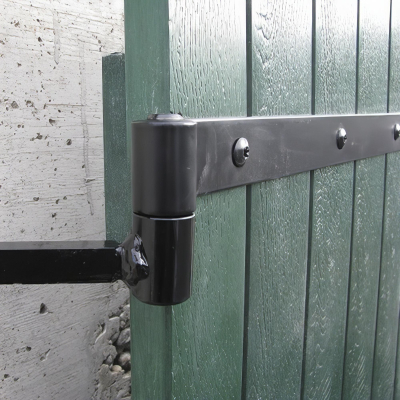 25 Vis pour fixation de penture de volet bois - Tête Torx T30 D. 14 mm - D. 6x40 mm - Noir 2