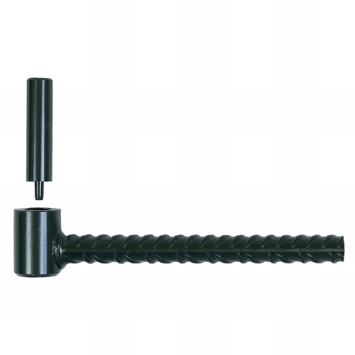 Gond de portail Parpaing - Fer à béton D. 14 x 150 mm - Gonds D. 14 mm - Noir - L'unité