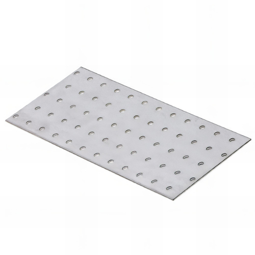 Plaque perforée galvanisée - 240 x 100 x 2,0 mm