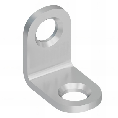 4 équerres de chaise galvanisées - 20x20x13x2,0 mm