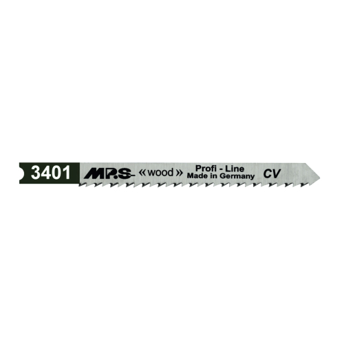 5 Lames scie Sauteuse CV (pour bois/plexi) Dents fraisées croisées Conique 75/100Mm - 2.5mm