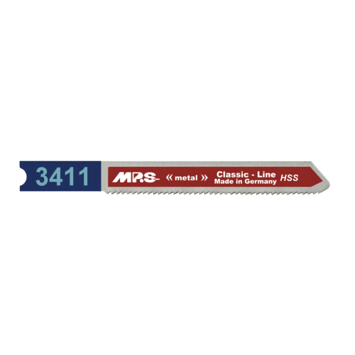 5 Lames scie Sauteuse HSS (pour acier/metal) dents fraisées avoyées 50/75Mm - 1.2mm