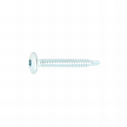 50 Vis Penture Autoperceuse acier zingués blanc 6.3 X 25.4