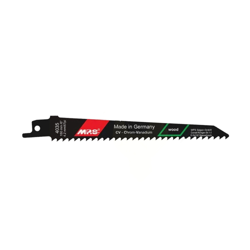 5 Lames scie Sabre CV (pour bois/plexi) Dents Frais. avoyées 150X19X1,2Mm - 4,2mm pour Chantou