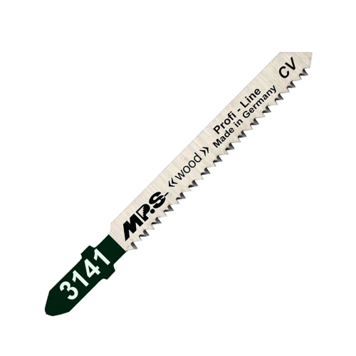 5 Lames scie Sauteuse CV (pour bois/plexi) Dents affutées croisées Conique 55/80Mm - 1,9mm