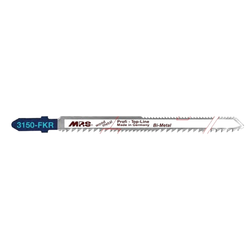 5 Lames scie sauteuse bois multi Dents fraisées avoyées 75/100Mm - 1,8/2,5mm Chantourner Crante