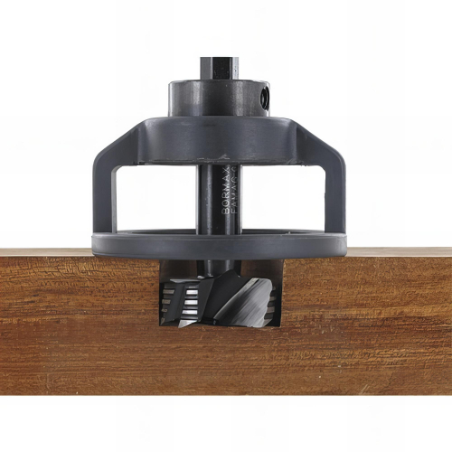Butée de profondeur + douille de guidage D. 8 mm pour mèches à façonner D. 10 à 21 mm