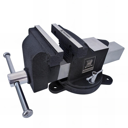 Etau d'établi pivotant en fonte GS et acier 125 mm EBT125 - 100705 - Peugeot