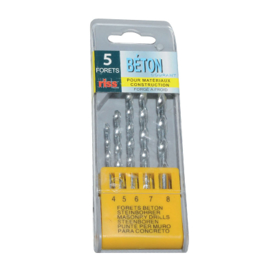 Coffret 5 forets beton
