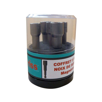 Coffret 5 noix de serrage