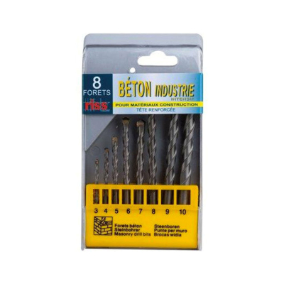 Coffret 8 forets beton