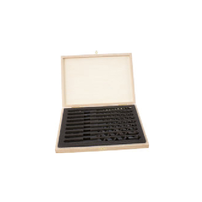 Coffret bois 9 meches queue hexagonale 1005