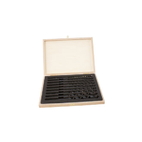 Coffret bois 9 meches queue hexagonale 1005