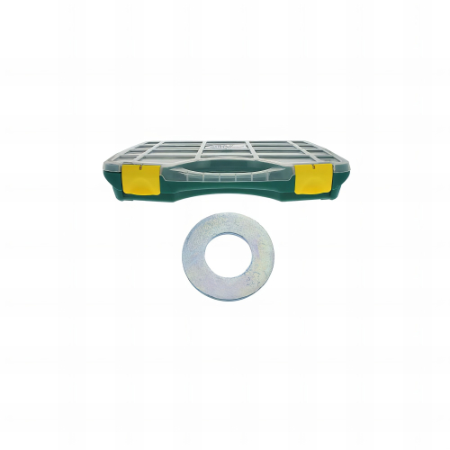 Coffret rondelle moyenne type m acier zingué - 855 pc