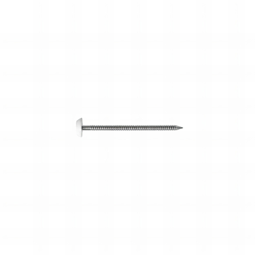 Pointe annelee inox a4 tete blanche - 2x 40 - (bp 250) boite 250 pcs