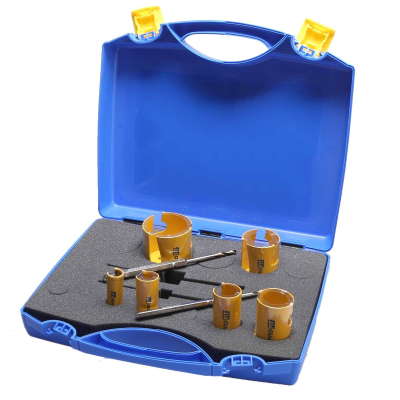 Profit coffret 11 scies trépan multi-purpose 19-22-25-32-35-38-44-51-57-68-76mm