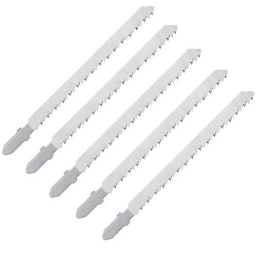 5 lames scie sauteuse cv dents fraisées croisées conique 95/115mm-4mm