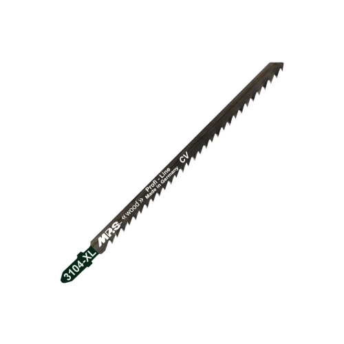 5 lames scie sauteuse cv dents affutées croisées avoyées 130/150mm-4mm