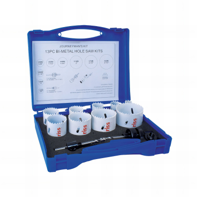 Coffret installeur de scies trepans