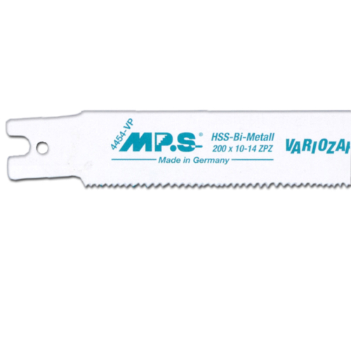 5 lames scie sabre BM dents fraisées avoyées 200x25x0,9mm - 1,8/2,5mm