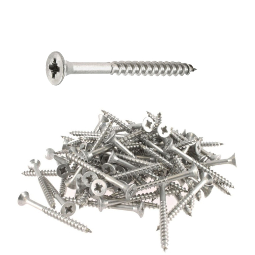 50 Vis Agglo tête fraisée pozidriv Inox A2 - Diamètre 6,0 mm