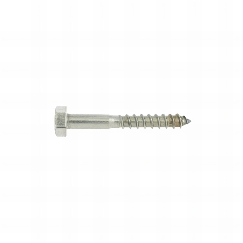 10 Vis Bois tête hexagonale DIN571 inox A2 - diamètre 6 mm