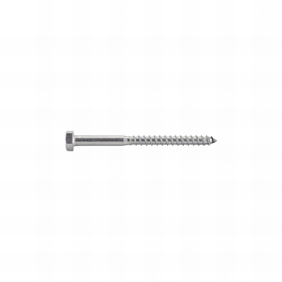 10 vis bois à tête hexagonale DIN571 en inox A4 - diamètre 8 mm en boite