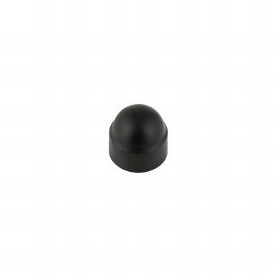 10 cache écrous tête hexagonale nylon noir