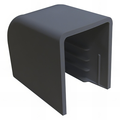 Capuchons pour pivot de portail - Gris anthracite - Sachet de 2 pcs 2