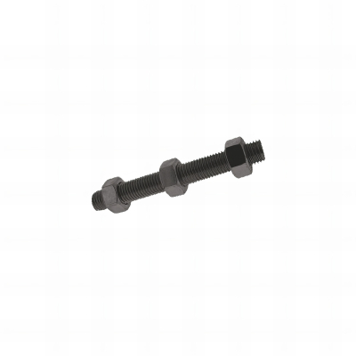 25 Tirants avec 3 Ecrous 4,6 Acier Brut - diamètre 20 mm