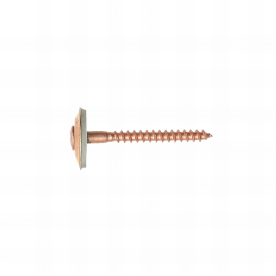50 vis de faîtage en inox A2 finition cuivrée avec rondelle EPDM de longueur de 15 à 20 mm - diamètre 15 mm