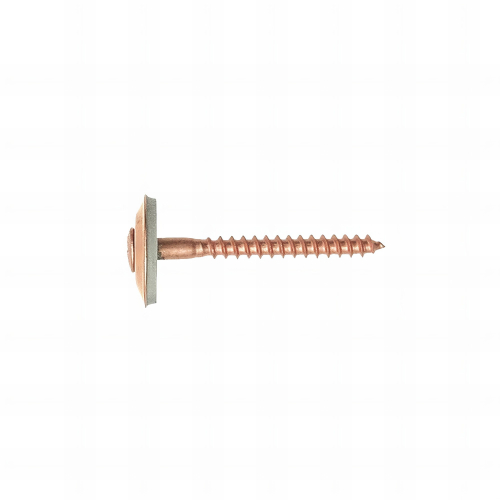 50 vis de faîtage en inox A2 finition cuivrée avec rondelle EPDM de longueur de 15 à 20 mm - diamètre 15 mm