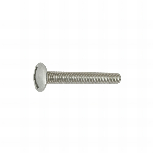 100 Vis poêlier à tête bombée large inox A2 diamètre 5,0 mm