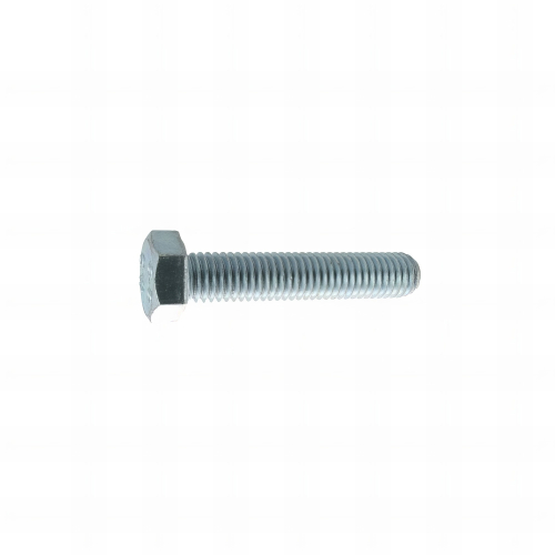 200 vis métaux tête hexagonale filetage total DIN933 acier zingués blanc 8/8 - diamètre 8,0 mm