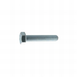 200 vis métaux tête hexagonale filetage total DIN933 acier zingués blanc 8/8 - diamètre 8,0 mm