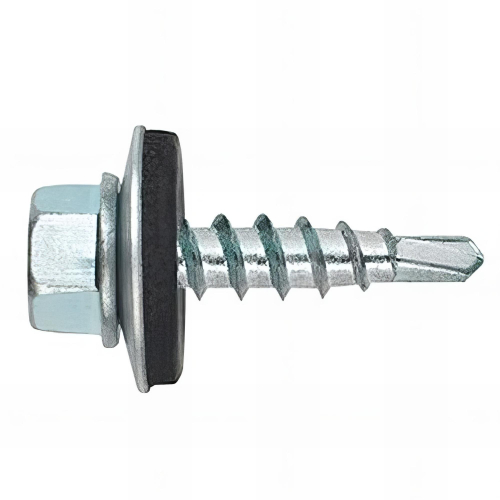 250 vis autoperceuses, tête hexagonale 8 de 4,8 x 35 mm zingué spécial bac acier - AFZN144835 - Index