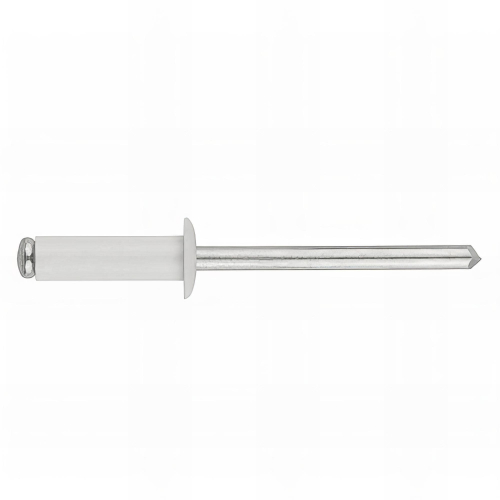 250 rivets aluminium tête bombée, laquée blanc RAL 9003 D. 4,8 x 14 mm - RENO4814BL - Index