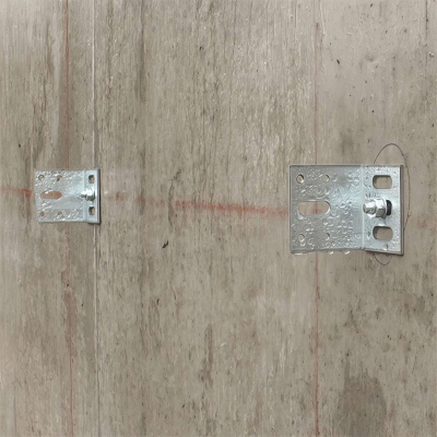 50 équerres de bardage galvanisées - L. 170 mm - Fabrication Française 2