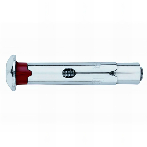 100 chevilles métalliques anti-rotation vis tête inviolable zinguée M8 x 80 mm (D. 10 mm) - ACHINB10L - Index
