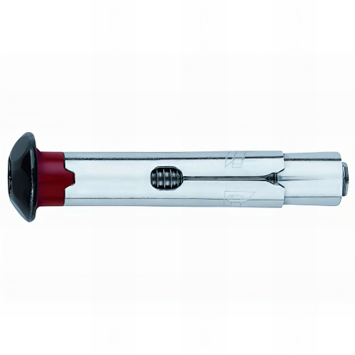 100 chevilles métalliques anti-rotation vis tête inviolable zing. noire M8 x 80 mm (D. 10 mm) - ACHINN10L - Index