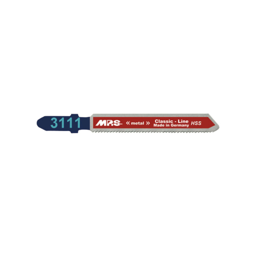 5 Lames scie Sauteuse HSS (pour acier/metal) dents fraisées avoyées 50/75Mm - 1.2mm