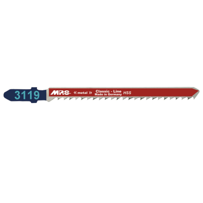 5 Lames scie Sauteuse HSS (pour acier/metal) dents fraisées Avoy 75/100Mm - 3mm Chantourner