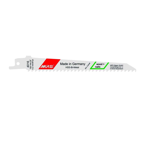 2 Lames scie Sabre Extra Forte bois multi Frais - avoyées 150X19X1.27Mm - 4.2mm Chantourner