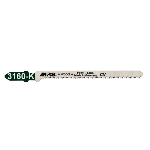 5 Lames scie Sauteuse CV (pour bois/plexi) Dents Frais Crois Coni 75/100Mm - 2mm Chantourner