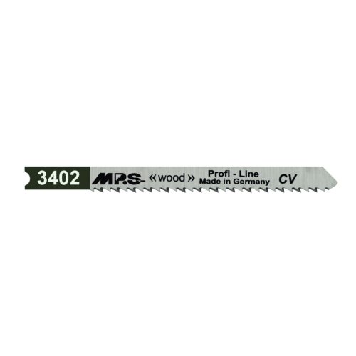 5 Lames scie Sauteuse CV (pour bois/plexi) Dents fraisées croisées Conique 75/100Mm - 2.5mm