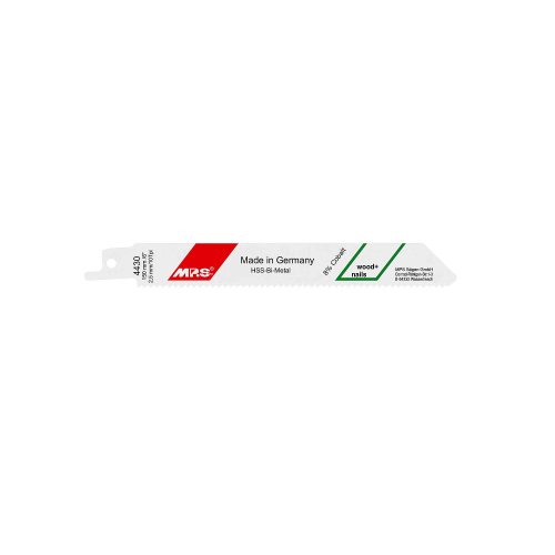 2 Lames scie Sabre bois multi Dents fraisées avoyées 150X19X0,9Mm - 2,5mm