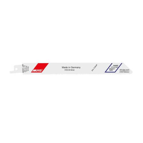 2 Lames scie Sabre bois multi Dents fraisées avoyées 200X19X0.9Mm - 1.8/2.5mm