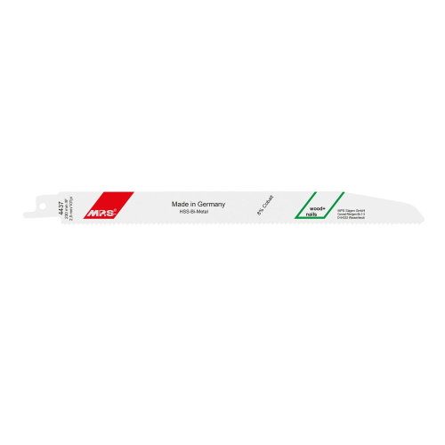 5 Lames scie Sabre Extra Forte bois multi Dents Frais. avoyées 230X19X1,27Mm - 2,5mm