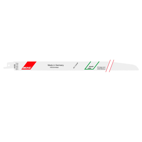 5 Lames scie Sabre Extra Forte bois multi Frais - avoyées 300X19X1.27Mm - 2mm