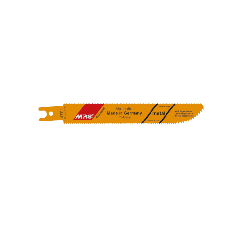 2 Lames scie Sabre Trimetal avec dents bilatérales fraisées et avoyées 150X19X0,9Mm - 1,8mm